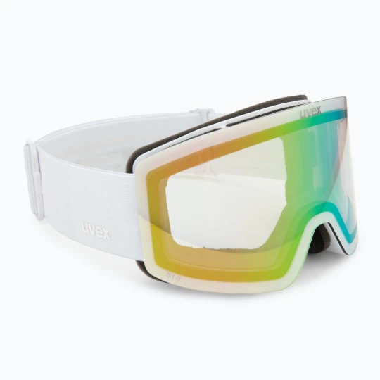 Zdjęcie produktu Gogle narciarskie UVEX Provoqe V white matt / vario green mirror
