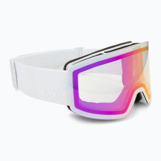 Zdjęcie produktu Gogle narciarskie UVEX Provoqe V white matt/vario pink mirror