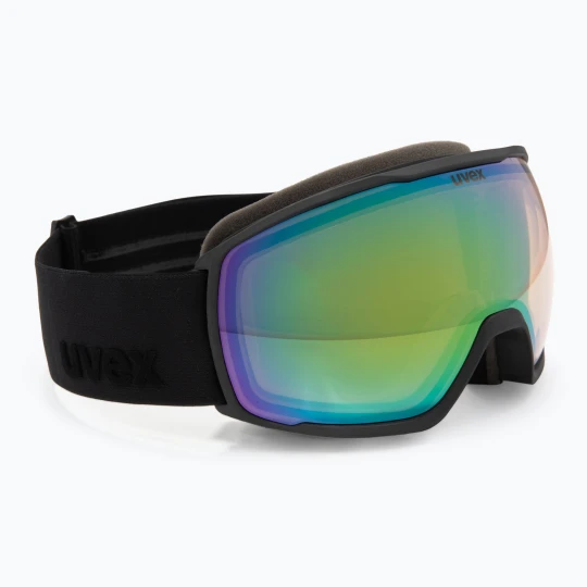 Zdjęcie produktu Gogle narciarskie UVEX Victorious V black matt / vario green mirror