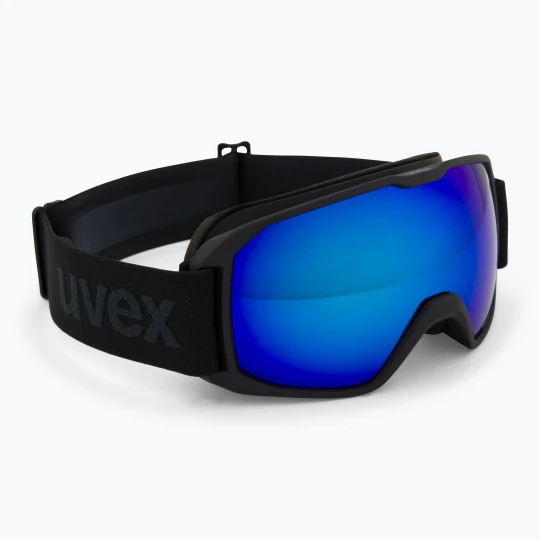 Zdjęcie produktu Gogle narciarskie UVEX Xcitd CV black matt / mirror blue green