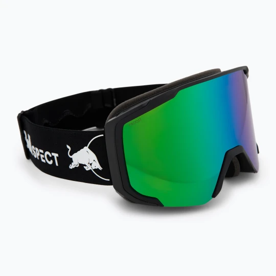 Zdjęcie produktu Gogle Red Bull SPECT Jibb matt black / brown with green mirror