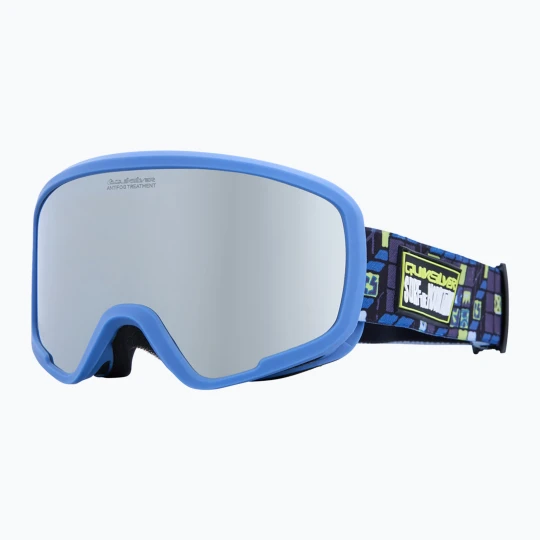 Zdjęcie produktu Gogle snowboardowe dziecięce Quiksilver Shredder 3D check/clux ml silver Niebieski
