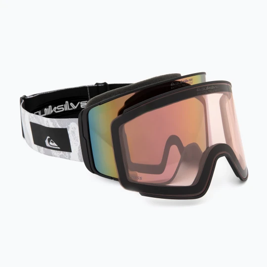 Zdjęcie produktu Gogle snowboardowe męskie Quiksilver Storm MG white camo/clux l purple ml