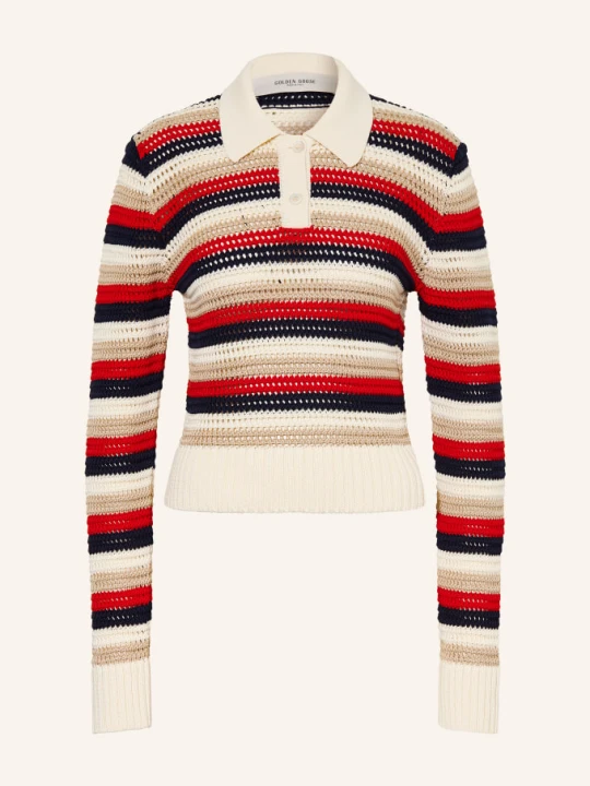 Zdjęcie produktu Golden Goose Koszulka Polo Z Dzianiny rot