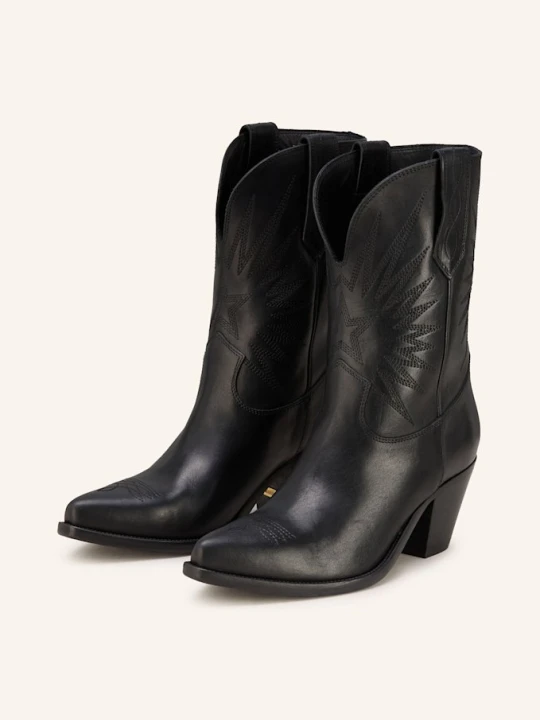 Zdjęcie produktu Golden Goose Kowbojki Wish Star schwarz CZARNY