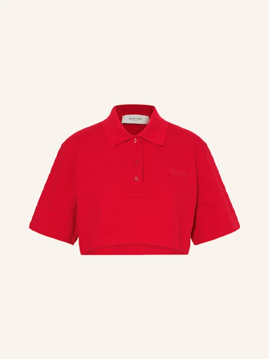 Zdjęcie produktu Golden Goose Krótka Koszulka Polo rot CZERWONY