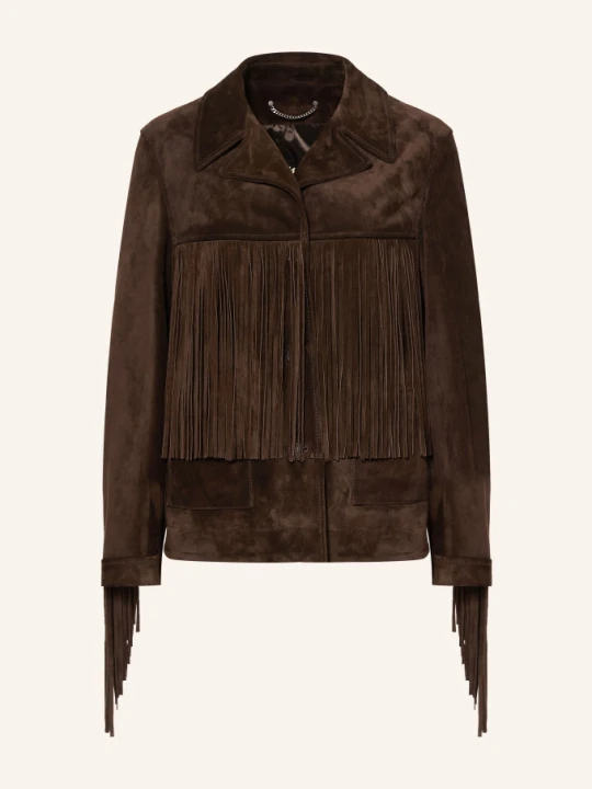 Zdjęcie produktu Golden Goose Kurtka Skórzana Journey braun CIEMNOBRĄZOWY