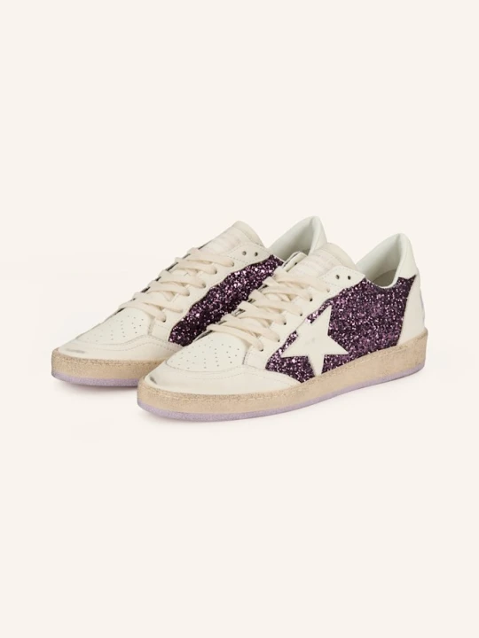 Zdjęcie produktu Golden Goose Sneakersy Ball Star Z Cekinami lila