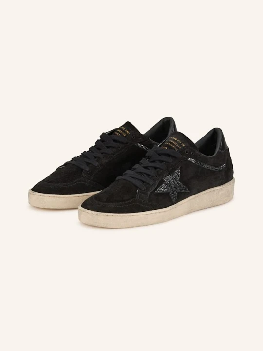 Zdjęcie produktu Golden Goose Sneakersy Ball Star Z Ozdobnymi Kamykami schwarz CZARNY