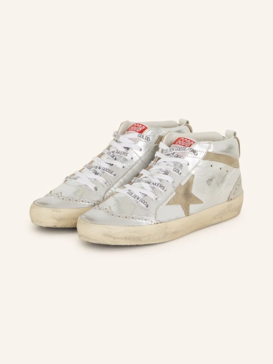 Zdjęcie produktu Golden Goose Sneakersy Mid Star silber srebrny