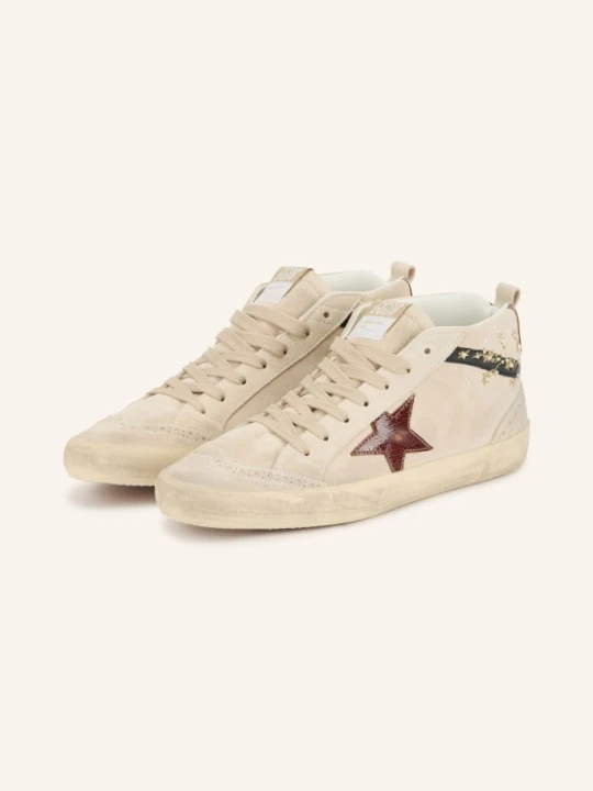 Zdjęcie produktu Golden Goose Sneakersy Mid Star Z Ozdobnymi Koralikami beige
