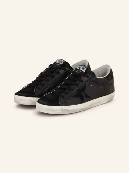 Zdjęcie produktu Golden Goose Sneakersy Super-Star Z Cekinami schwarz CZARNY