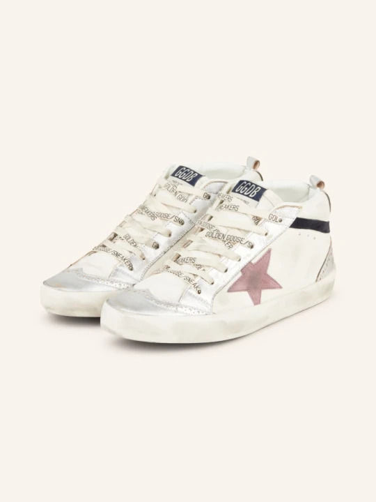 Zdjęcie produktu Golden Goose Wysokie Sneakersy Mid Star weiss biały