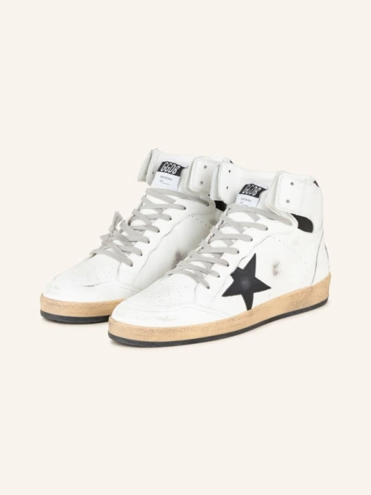 Zdjęcie produktu Golden Goose Wysokie Sneakersy Sky-Star weiss