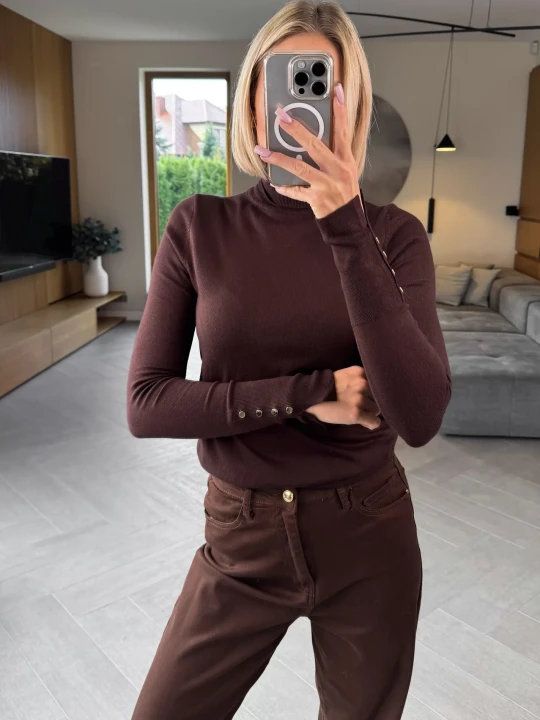 Zdjęcie produktu Golf Brązowy Button ClothStore