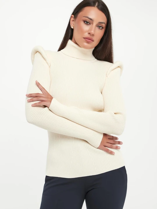 Zdjęcie produktu Golf damski z poduszkami w ramionach ELISABETTA FRANCHI