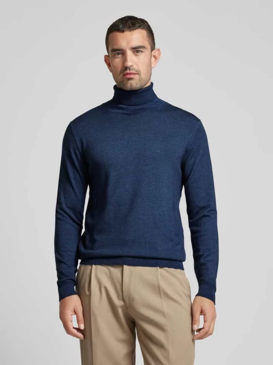 Zdjęcie produktu Golf FYNCH-HATTON Jeansowy niebieski