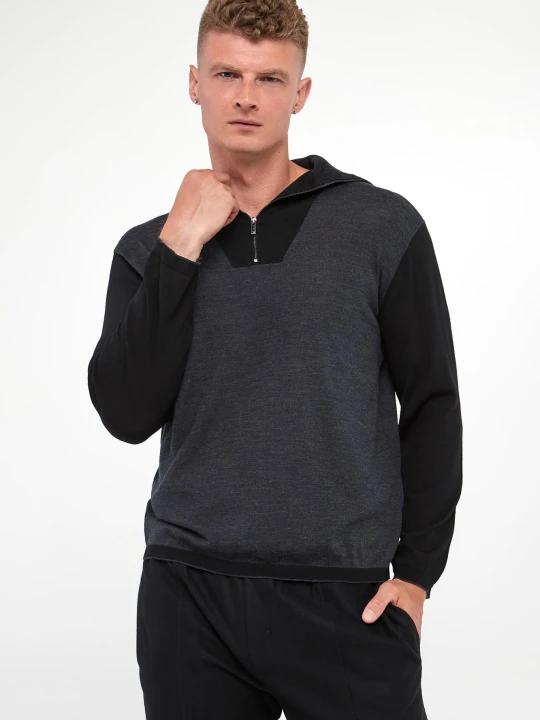 Zdjęcie produktu Golf męski wełniany EMPORIO ARMANI