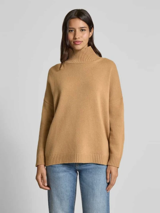 Zdjęcie produktu Golf o kroju oversized z czystej żywej wełny model ‘BORGIA’ Weekend Max Mara Camel