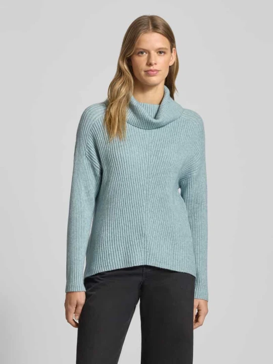 Zdjęcie produktu Golf o kroju regular fit z mieszanki wiskozy model ‘KATIA’ Only Średnioszary