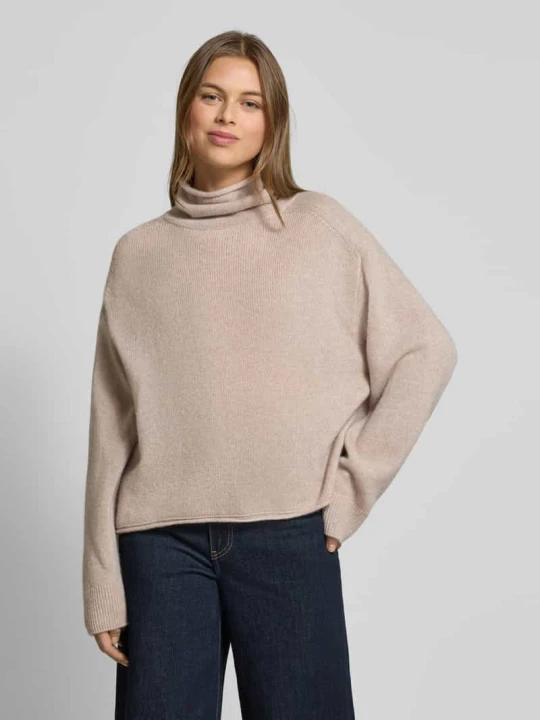 Zdjęcie produktu Sweter z golfem o kroju relaxed fit z Mieszanka wełny Marc O'Polo Kamienny