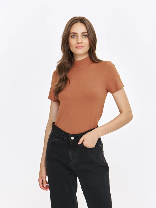 Zdjęcie produktu Golf z cienkiej dzianiny Top Secret TSKW24SWE028213X00 Camel