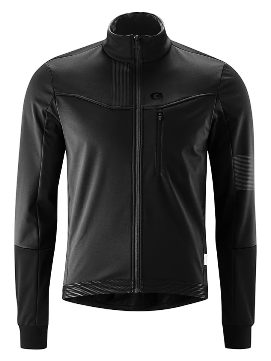 Zdjęcie produktu Gonso Softshellowa kurtka kolarska "Valaff" w kolorze czarnym rozmiar: XL