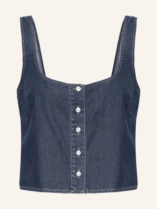 Zdjęcie produktu Good American Bluzka W Stylu Dżinsowym blau GRANATOWY