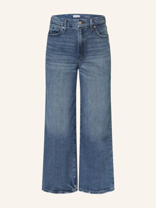 Zdjęcie produktu Good American Spodnie Jeansowe Good Waist Cropped Palazzo blau 338 indigo