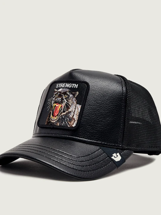 Zdjęcie produktu Goorin Bros. Bejsbolówka Faux Leather Panther czarny