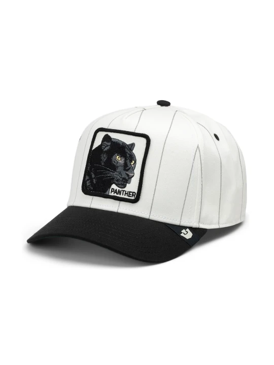 Zdjęcie produktu Goorin Bros czapka z daszkiem bawełniana Pinstripe Panther biały