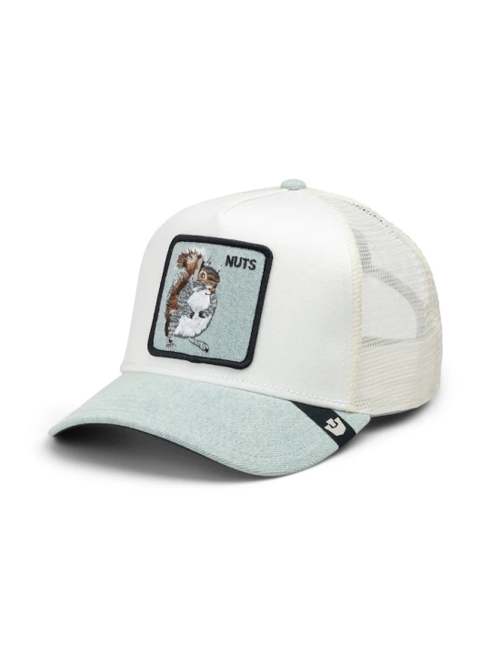 Zdjęcie produktu Goorin Bros czapka z daszkiem trucker Denim Squirrel biały