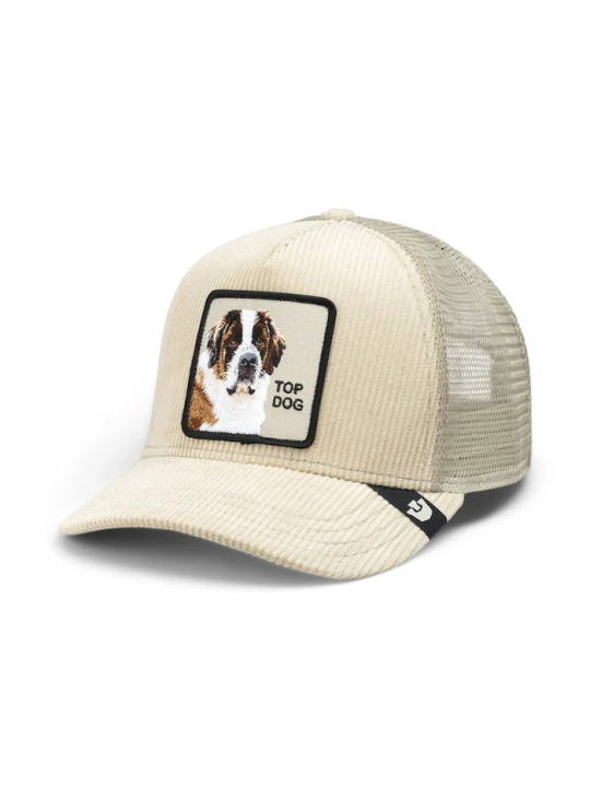 Zdjęcie produktu Goorin Bros czapka z daszkiem trucker sztruksowa Corduroy Top Dog beżowy
