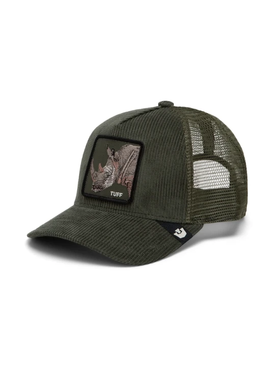 Zdjęcie produktu Goorin Bros czapka z daszkiem trucker sztruksowa Corduroy Tuff zielony