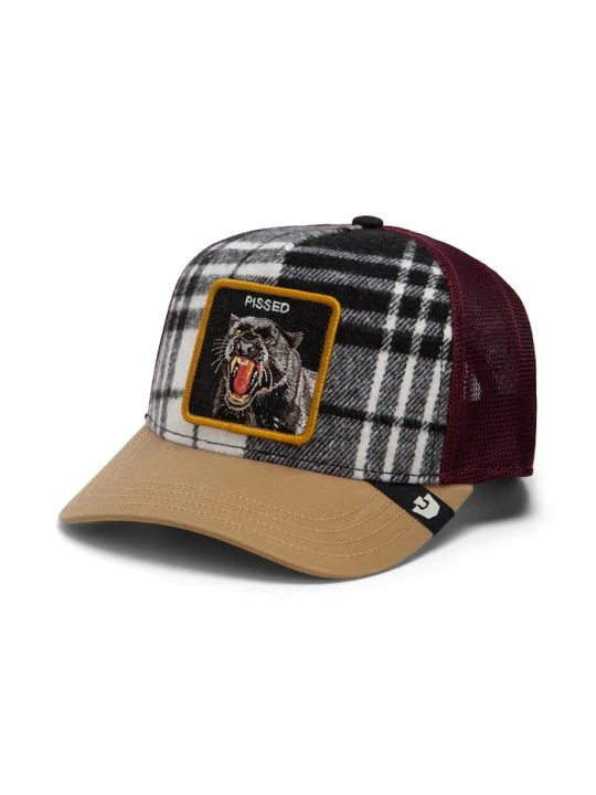 Zdjęcie produktu Goorin Bros czapka z daszkiem trucker z dodatkiem wełny Brit Panther bordowy