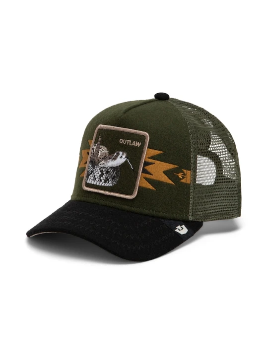 Zdjęcie produktu Goorin Bros czapka z daszkiem trucker z dodatkiem wełny Canyon Outlaw zielony