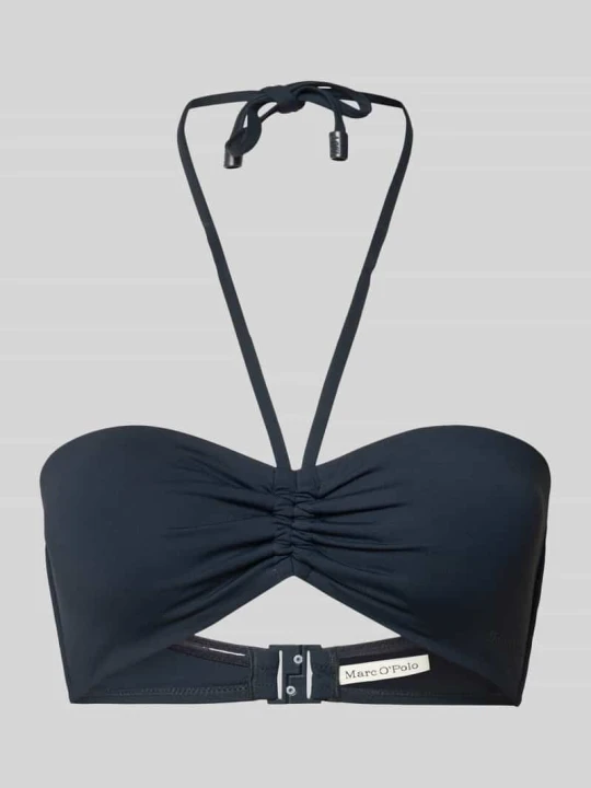 Zdjęcie produktu Góra bikini bandeau z wewnętrzną wyściółką Marc O'Polo Ciemnoniebieski