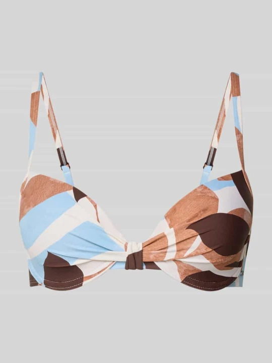 Zdjęcie produktu Góra bikini z aplikacją z metką model „BREEZY” Marc O'Polo Niebieski