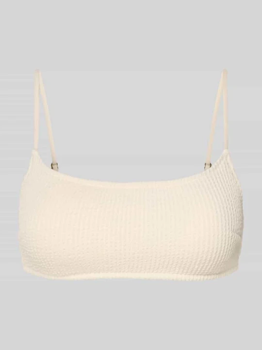 Zdjęcie produktu Góra od bikini ze strukturalnym wzorem model 'SKIN SAND' NEO NOIR Złamany biały