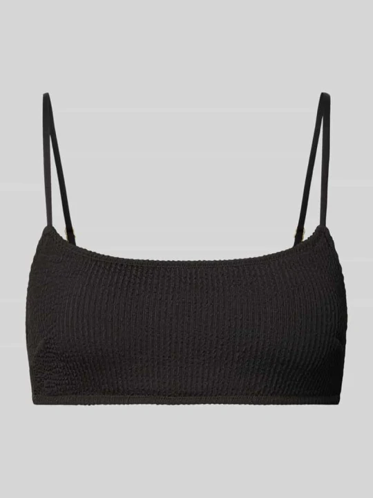 Zdjęcie produktu Góra od bikini ze strukturalnym wzorem model 'SKIN SAND' NEO NOIR Czarny