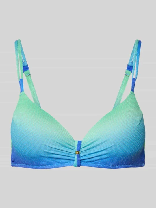 Zdjęcie produktu Góra od bikini z ozdobnymi kamieniami model 'Nusa Dua' MARIE JO Morski