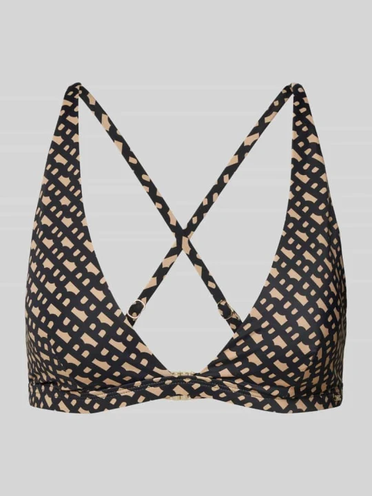 Zdjęcie produktu Góra bikini z regulowanymi ramiączkami Boss Czarny
