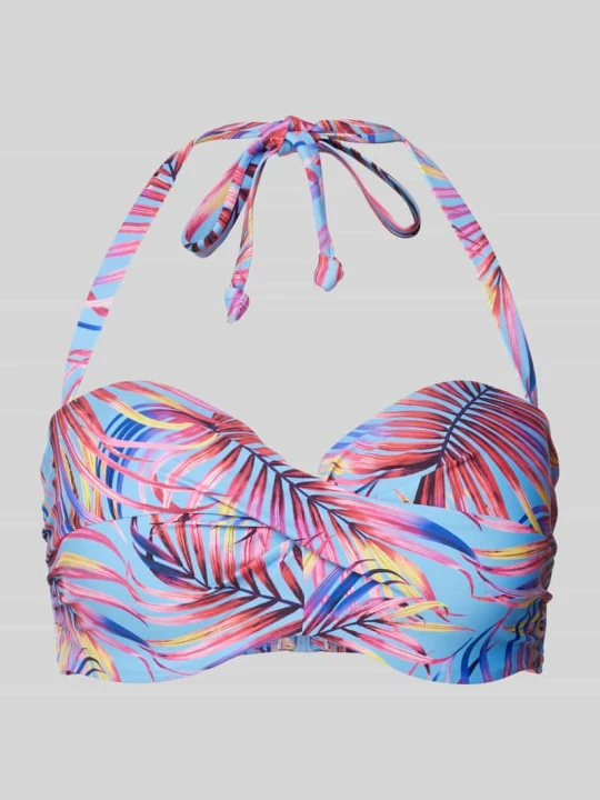 Zdjęcie produktu Góra bikini z wiązaniem na szyi Lascana Niebieski