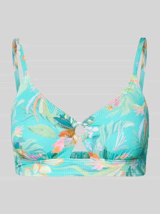Zdjęcie produktu Góra bikini z wycięciem model 'Sandra' Venice Beach Turkusowy