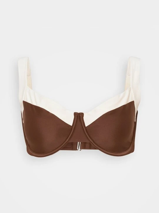 Zdjęcie produktu Góra od bikini Abercrombie & Fitch brązowy