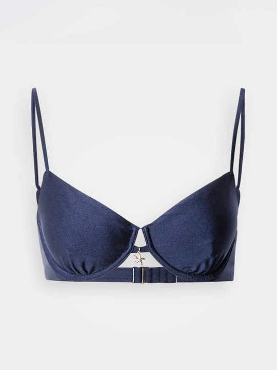 Zdjęcie produktu Góra od bikini Abercrombie & Fitch granatowy