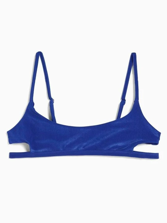Zdjęcie produktu Góra od bikini Bershka niebieski