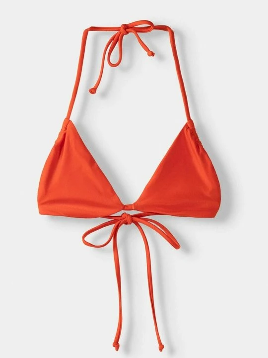 Zdjęcie produktu Góra od bikini Bershka czerwony