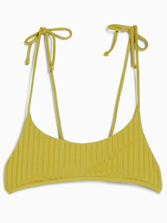 Zdjęcie produktu Góra od bikini Bershka zielony