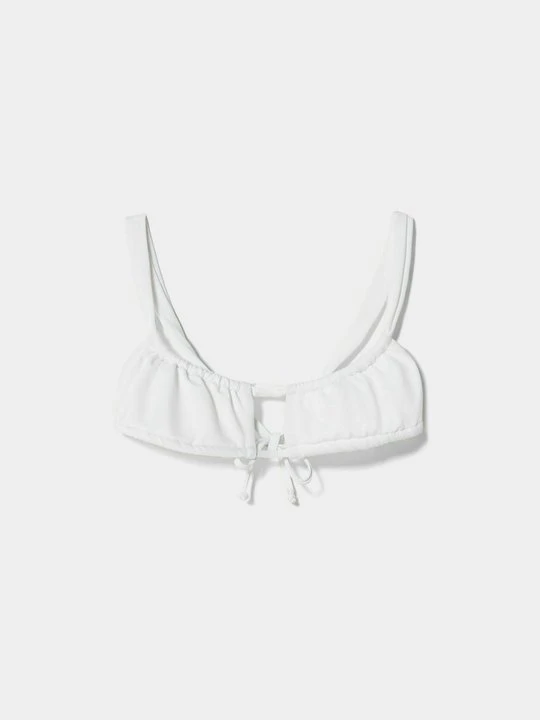 Zdjęcie produktu Góra od bikini Bershka biały